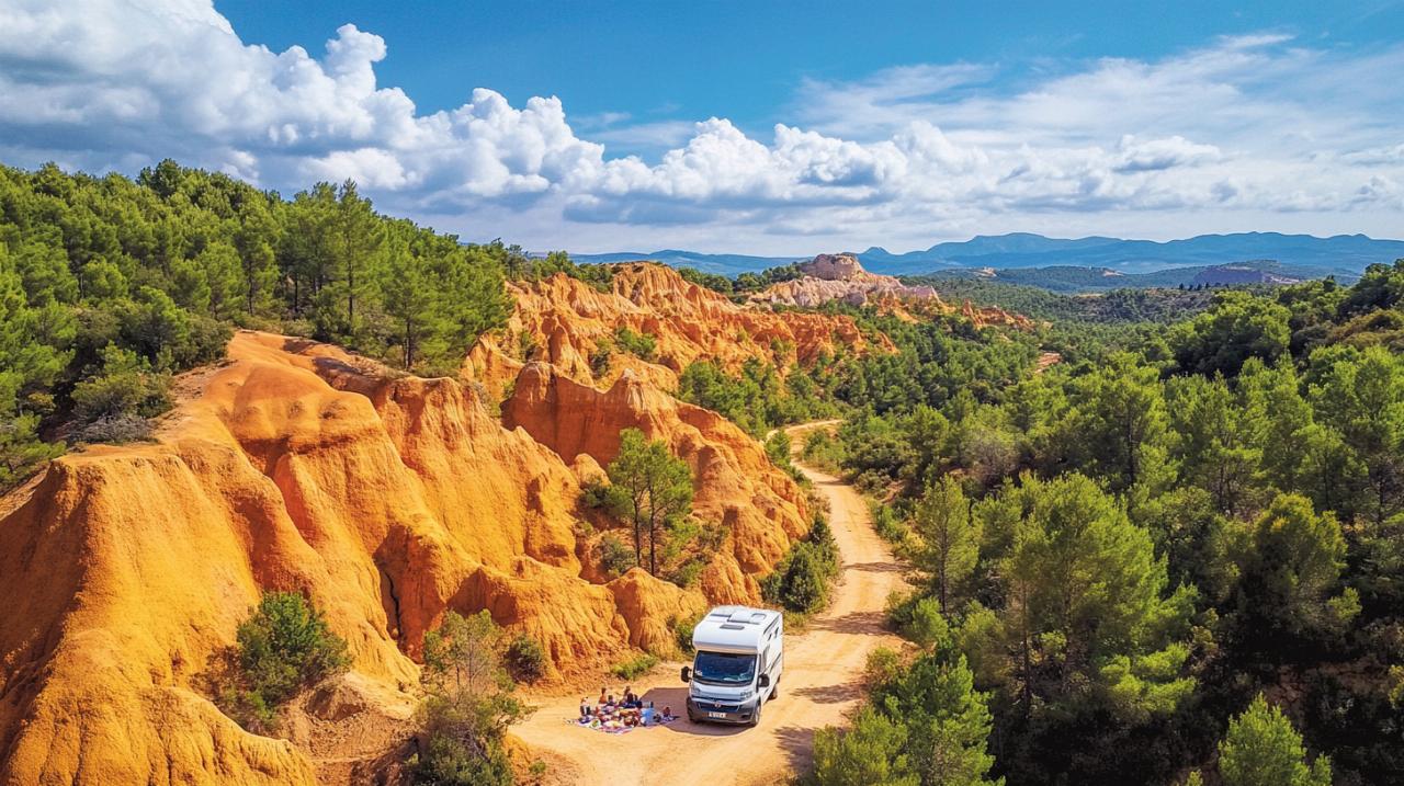 Provenzalische Farbenpracht festhalten: Der Ockerpfad von Roussillon und das Provenzalische Colorado im Wohnmobil fotografieren